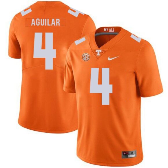 Youths Kids Mens Womens Joey Aguilar Orange Stitched Jersey